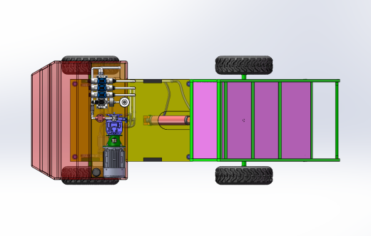 工程车辆运输车总体结构及液压系统设计（SW+CAD+说明书）缩略图
