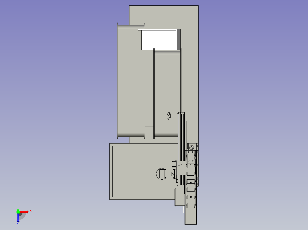 金具分拣俯视图
