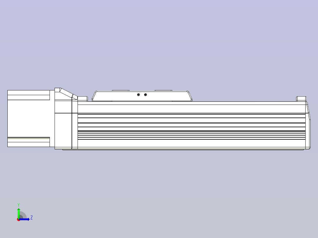 SMD65直连封闭式系列模组[SMD65-G-100L]左视图