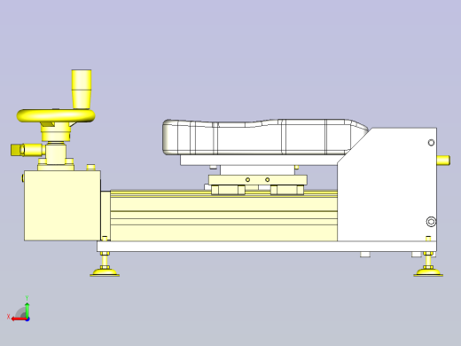 破坏试验夹具3D模型后视缩略图