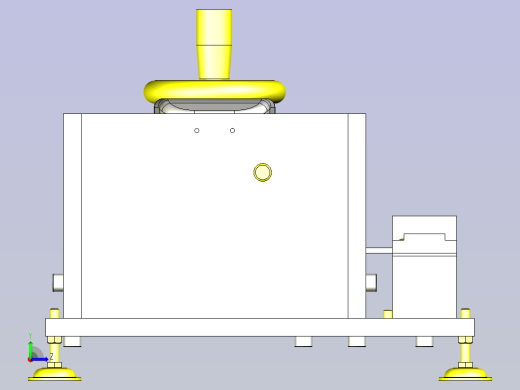 破坏试验夹具3D模型左视缩略图