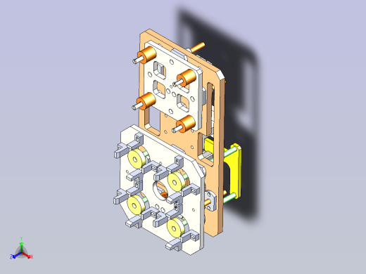 车轮机械手治具3D图纸