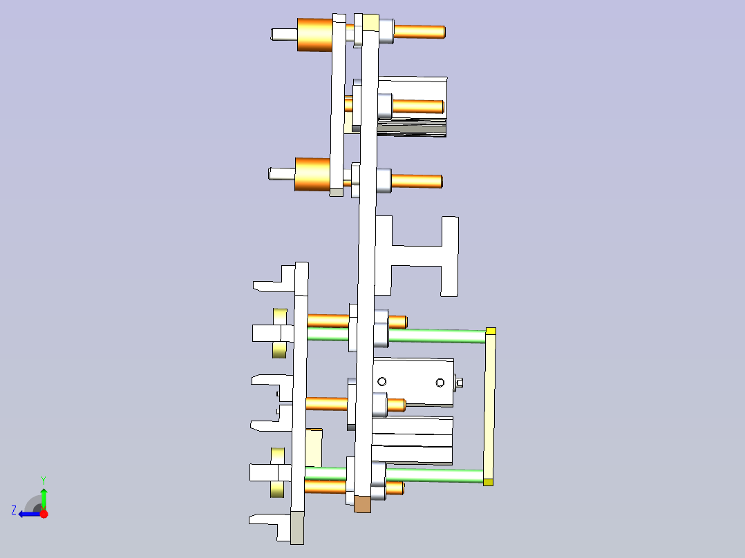 车轮机械手治具3D图纸右视图