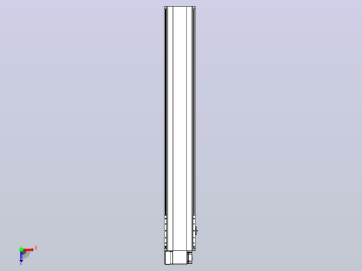 皮带直线轴半封闭可选导轨TPA-HNB-202D-140-L1250-LP-Y-P75-N3俯视缩略图