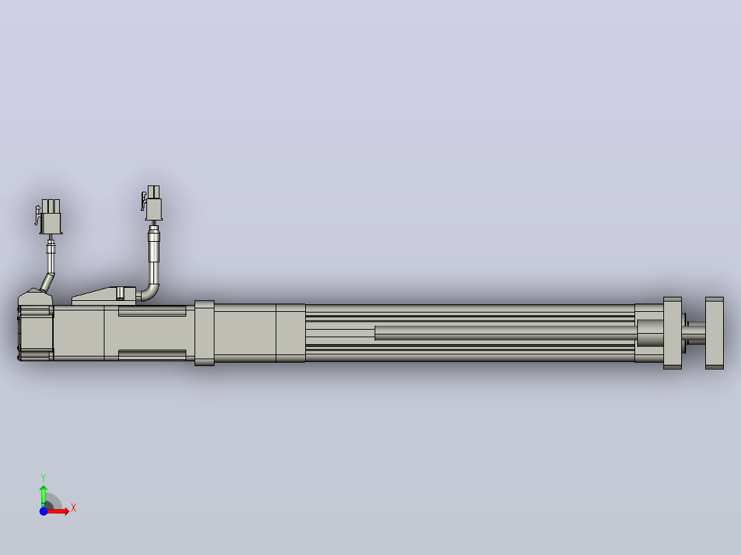 轻载电动缸TPA-ESR25-1002C-L150-M-QDX-W-P10-C3前视图