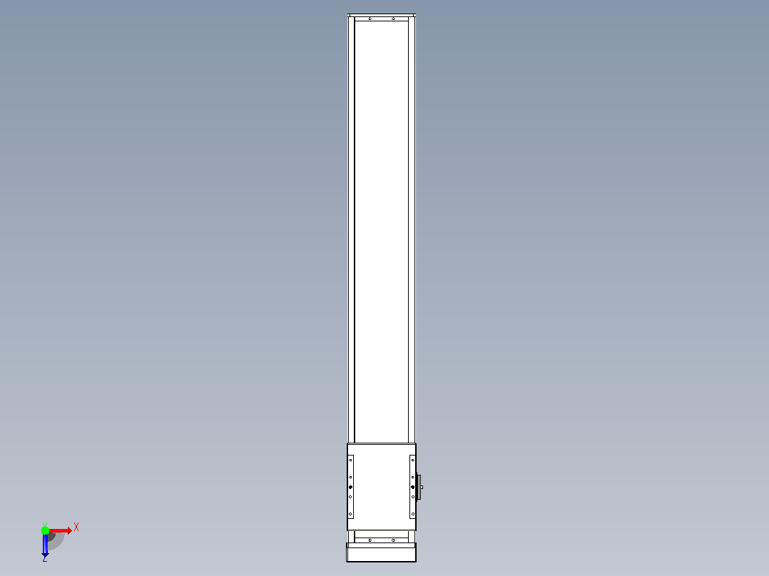 滚珠丝杠直线轴带导轨全封闭TPA-HCR-140D-2010C-L850-MP-C-P40-N3俯视图