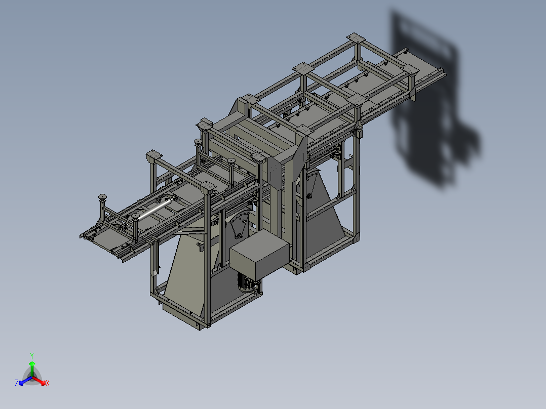 振动压力机设备3D模型