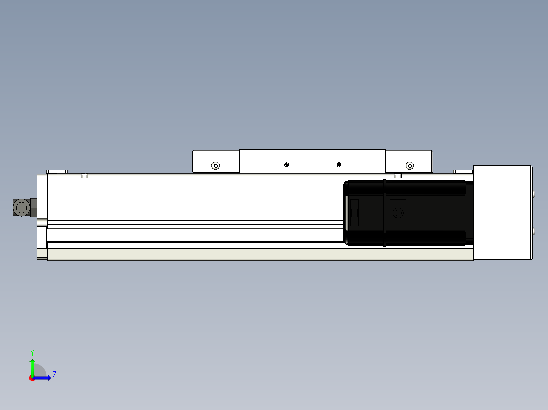 Toyo东佑达直线模组-ECH17-100-BR-400W左视图