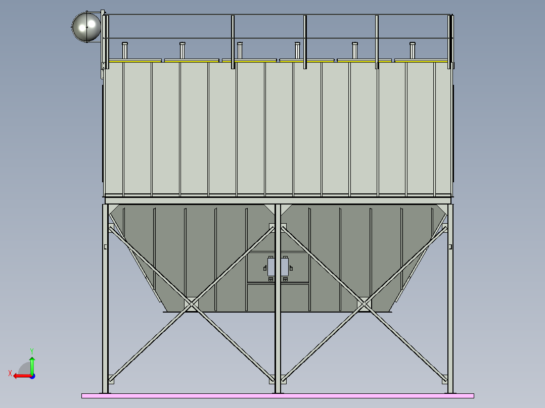 PPC96-6袋式除尘器后视图