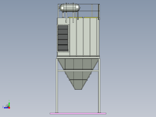 PPC96-6袋式除尘器右视缩略图