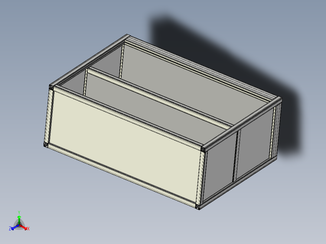 工具柜正等轴测图