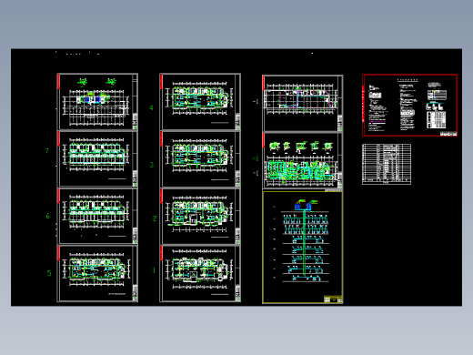 某办公楼变频多联机设计图纸