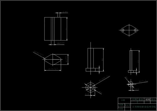 JB169-菱形垫片冲裁冲压模具设计冲孔落料复合缩略图