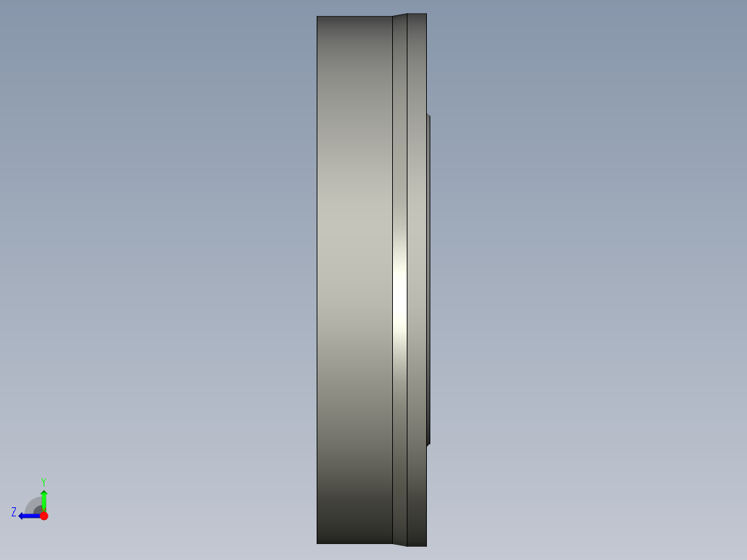 KOSMEKVSB160-C多系列多零件图纸模型多系列多零件图纸模型右视图