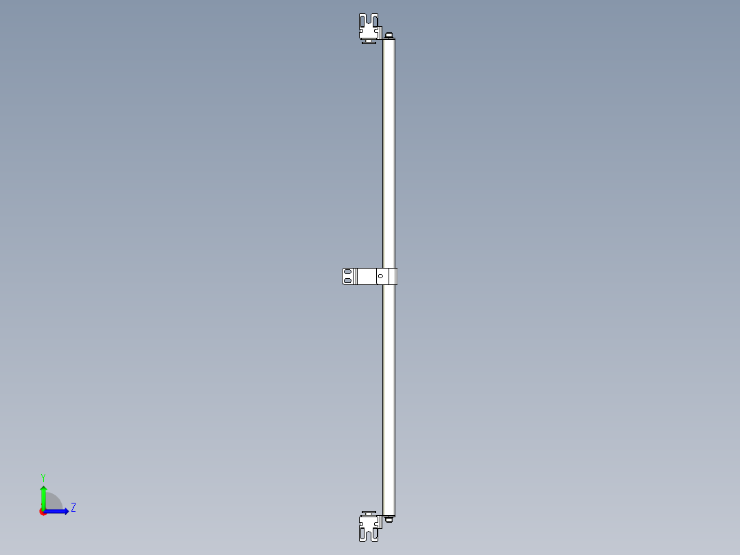 基恩士SL-JB71_side-mount_kc图纸模型左视图
