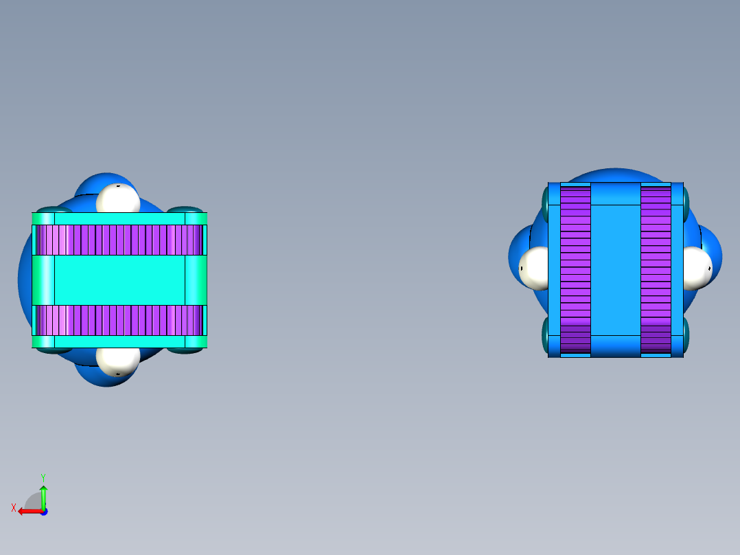 皮蛋娃娃（看护公仔）创意设计后视图