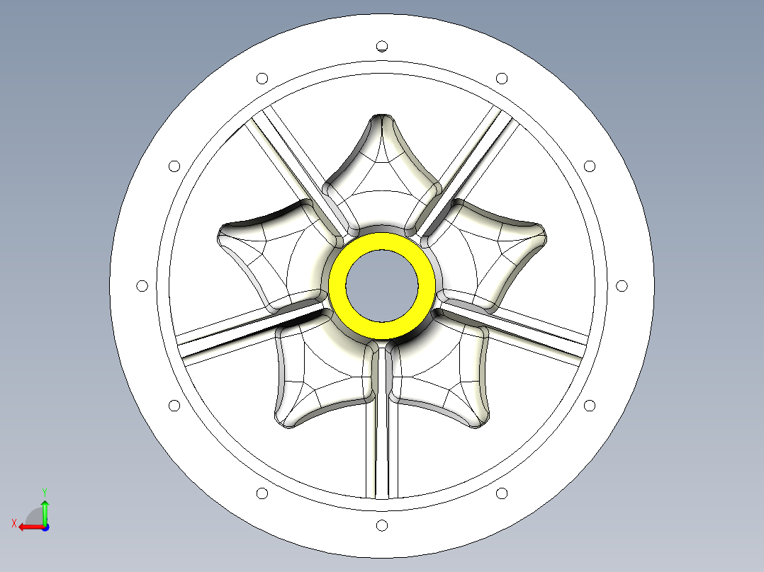 锚绞车--x_t stp后视图