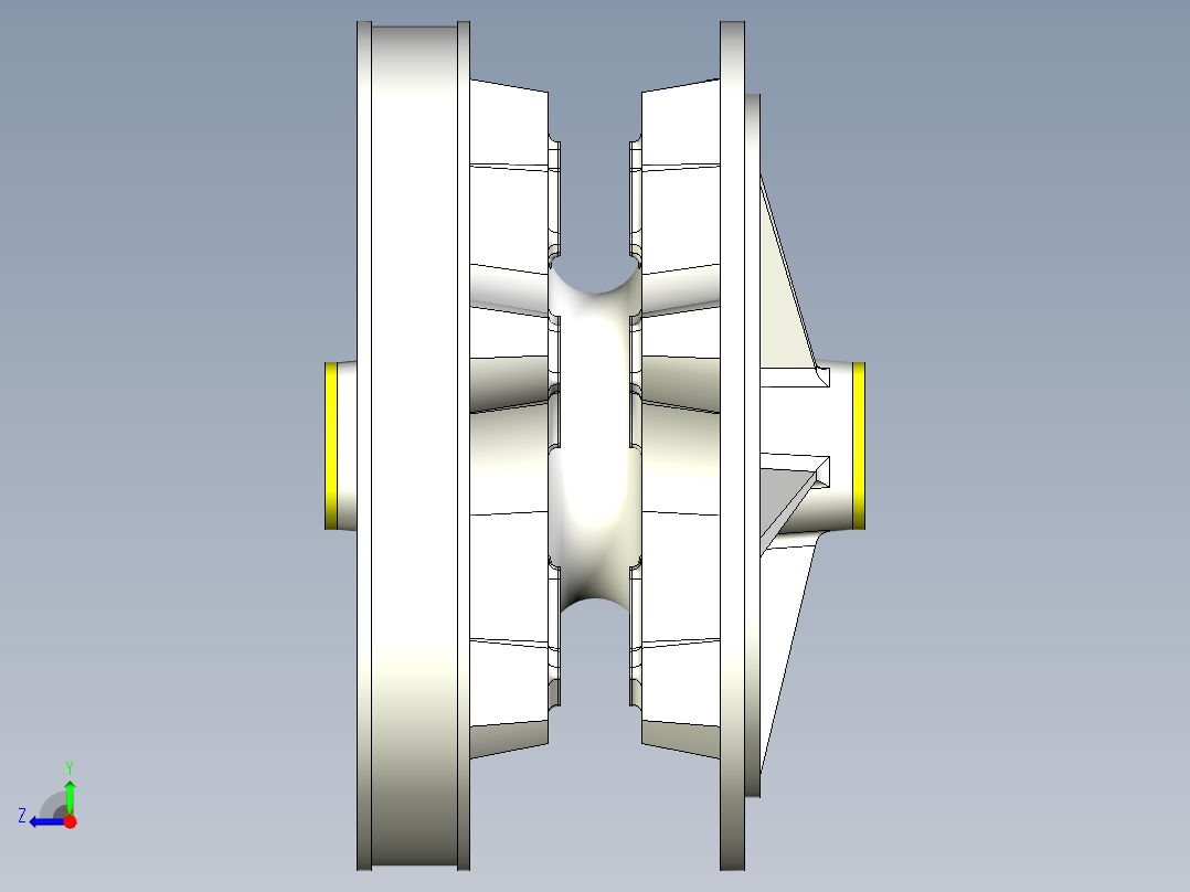 锚绞车--x_t stp右视图