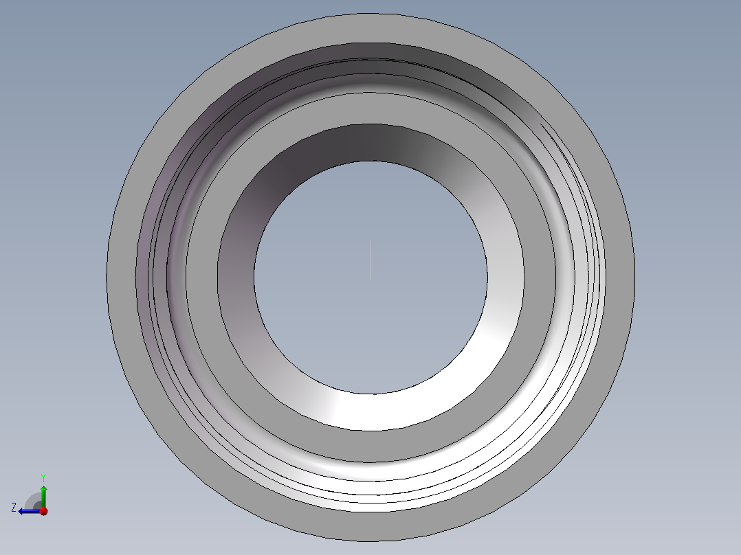 管箍-异径有边 DN40-DN20右视图