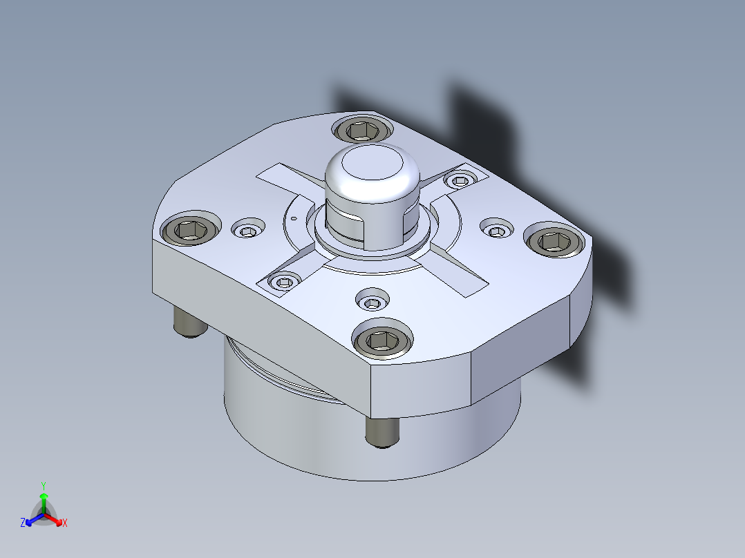 KOSMEKSFK3170-GN多系列多零件图纸模型主视图
