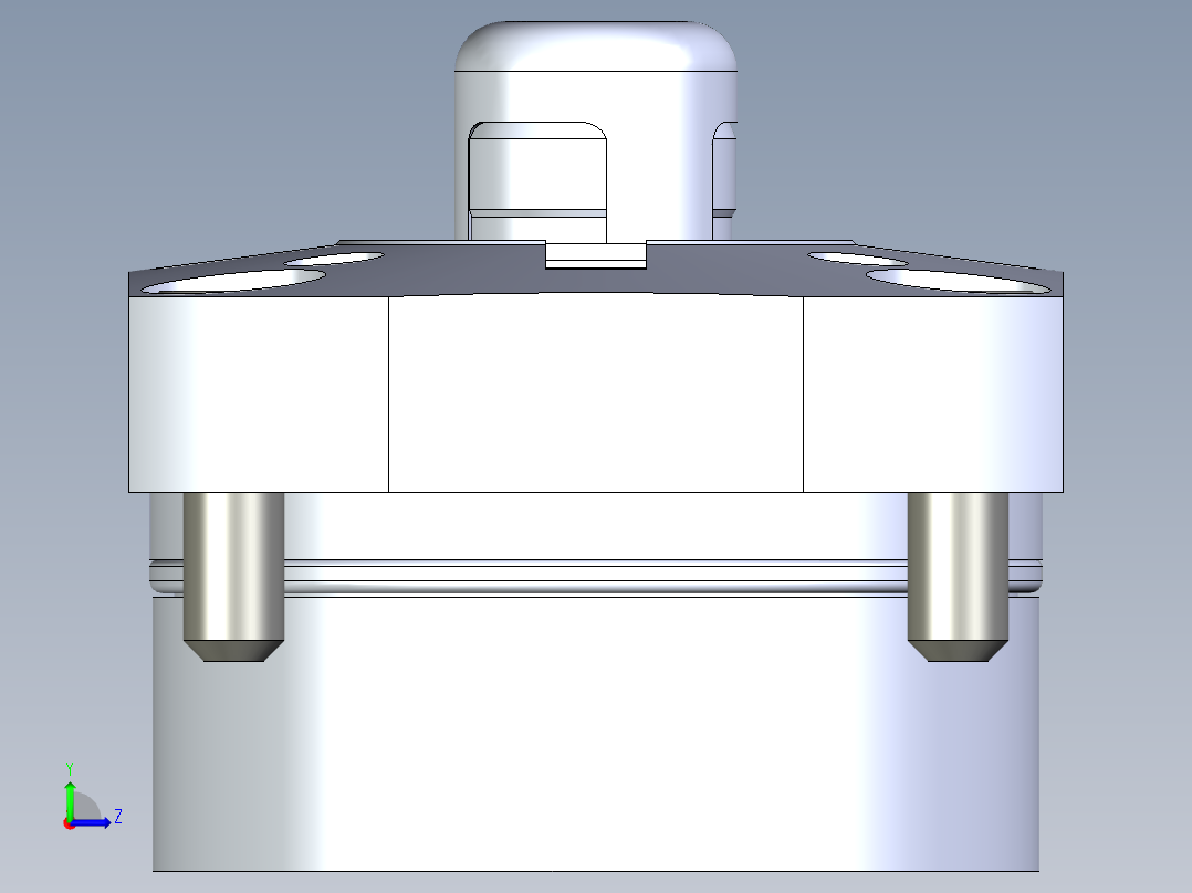 KOSMEKSFK3170-GN多系列多零件图纸模型左视图