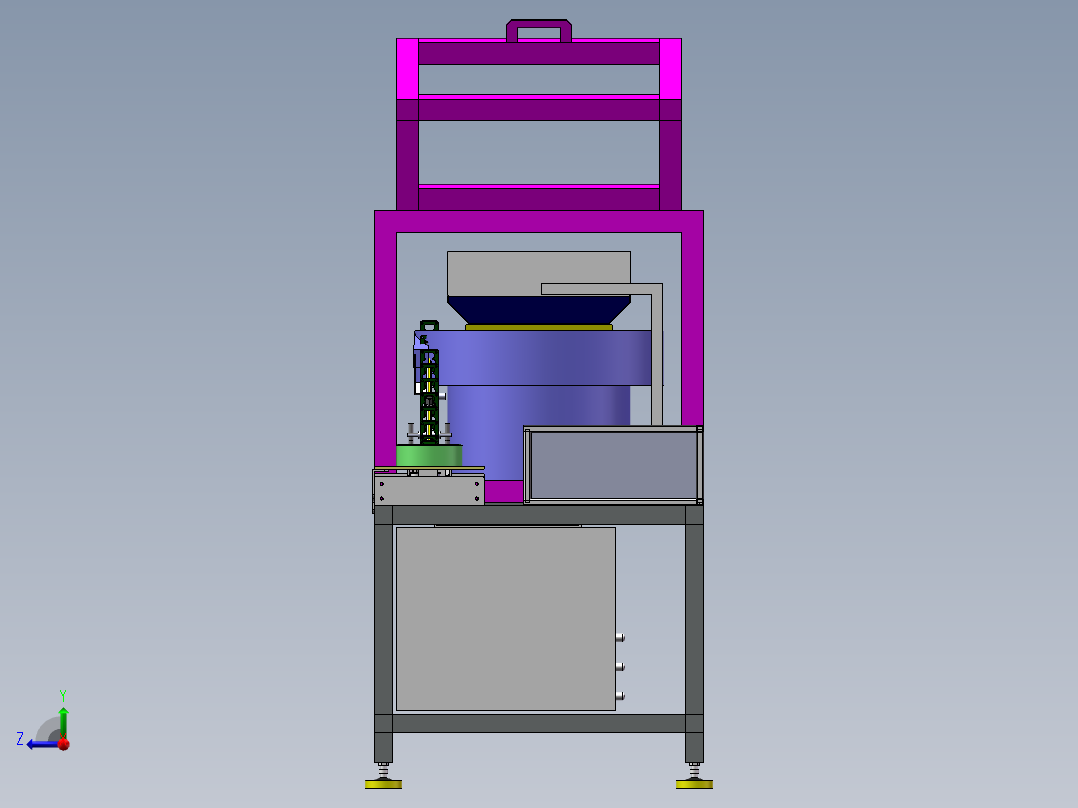 8汽车厂螺母预装机右视图