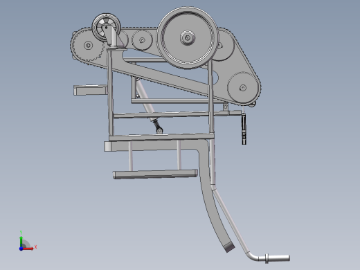 履带式轮椅前视缩略图