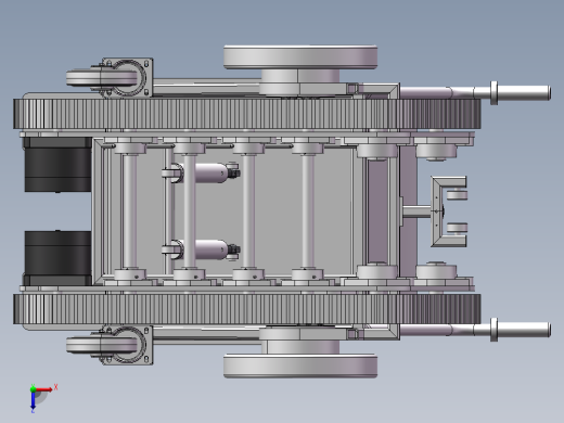 履带式轮椅俯视缩略图
