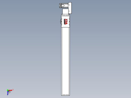 同步带全封闭直线模组TPA-HCB-110D-90-L850-ML-Y-P40-N3俯视缩略图
