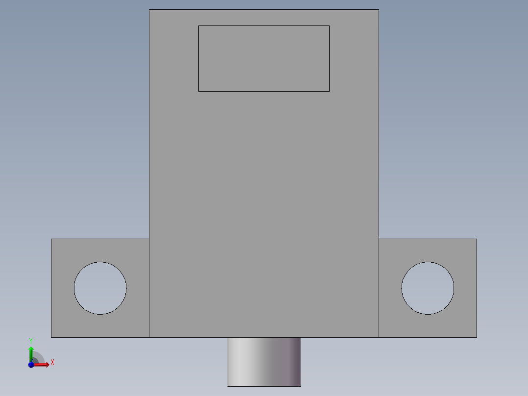 漫发射开关前视图