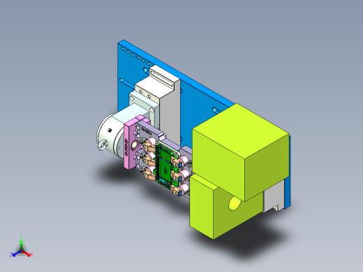 X3-笔记本CNC工装夹具三维模型CNC3-0729正等轴测缩略图