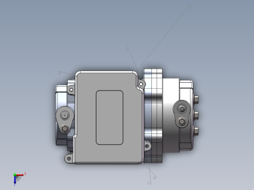 小型涡旋压缩泵俯视缩略图