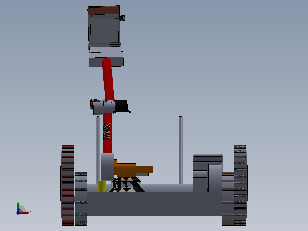 I Robot履带车机器人sw20可编辑前视图