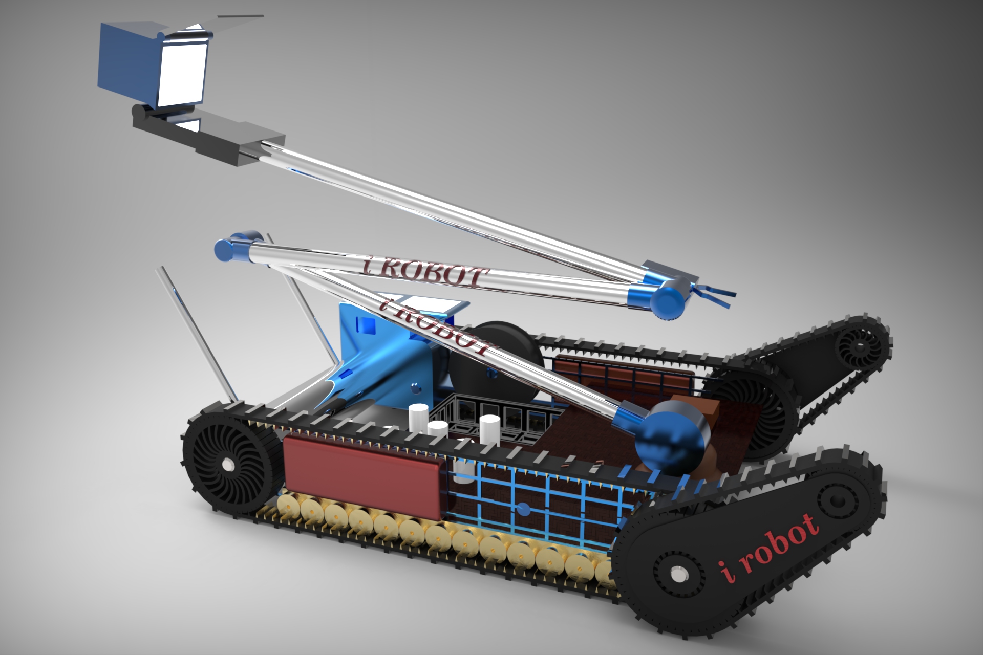 I Robot履带车机器人sw20可编辑