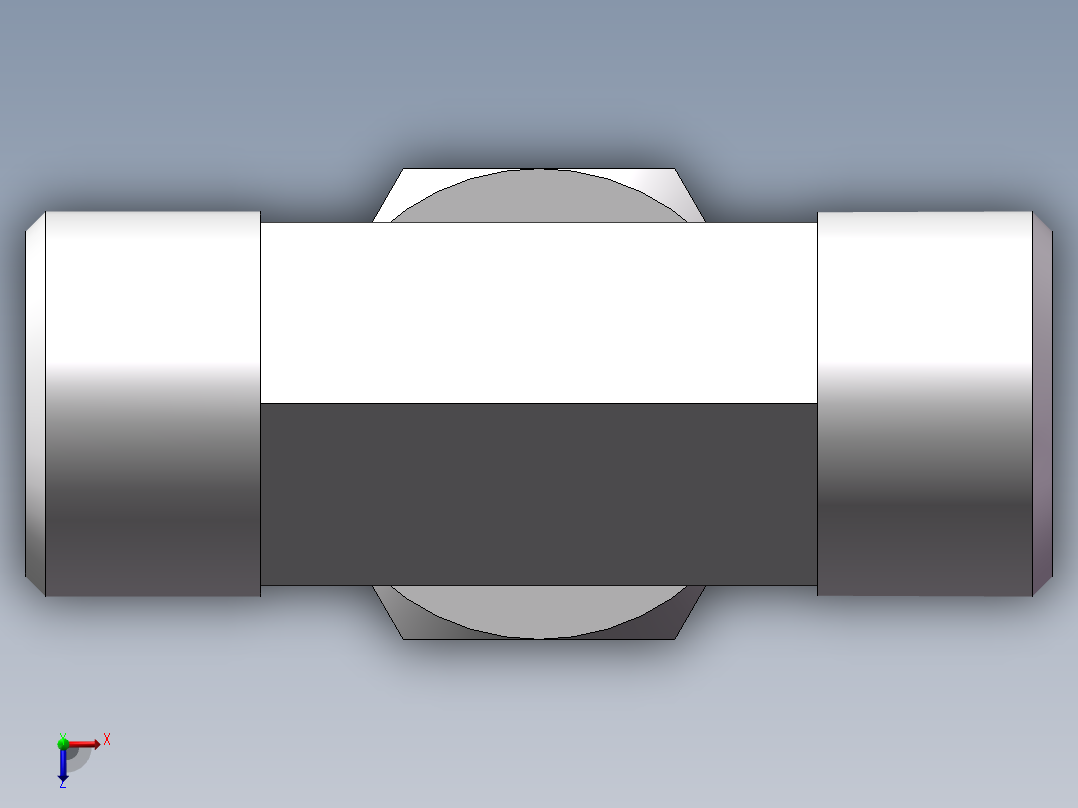 BC+BD 三通组合接头、BC-18俯视图
