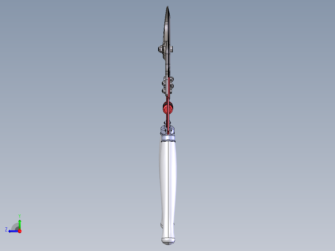 花园园艺剪刀右视图