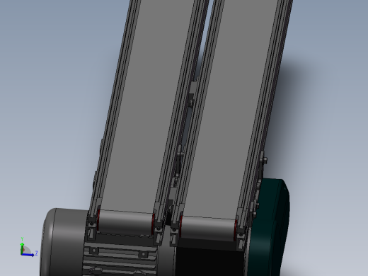 1米双道输送机构