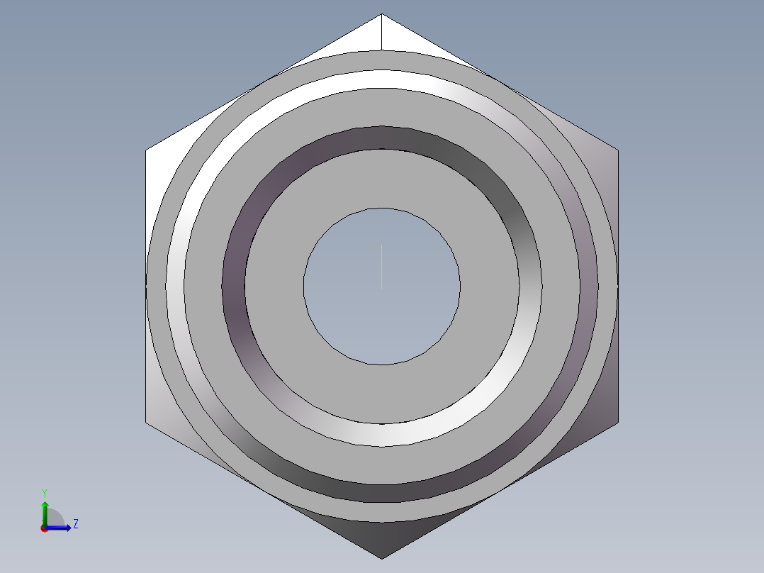 英制锥管螺纹直接头、1DT-22-06SP左视图