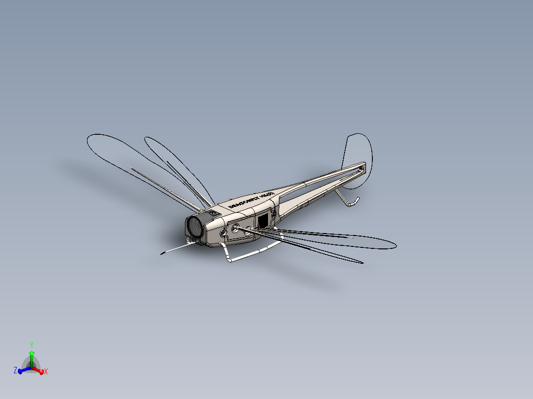 微型（蜻蜓）无人机  SW16主视图