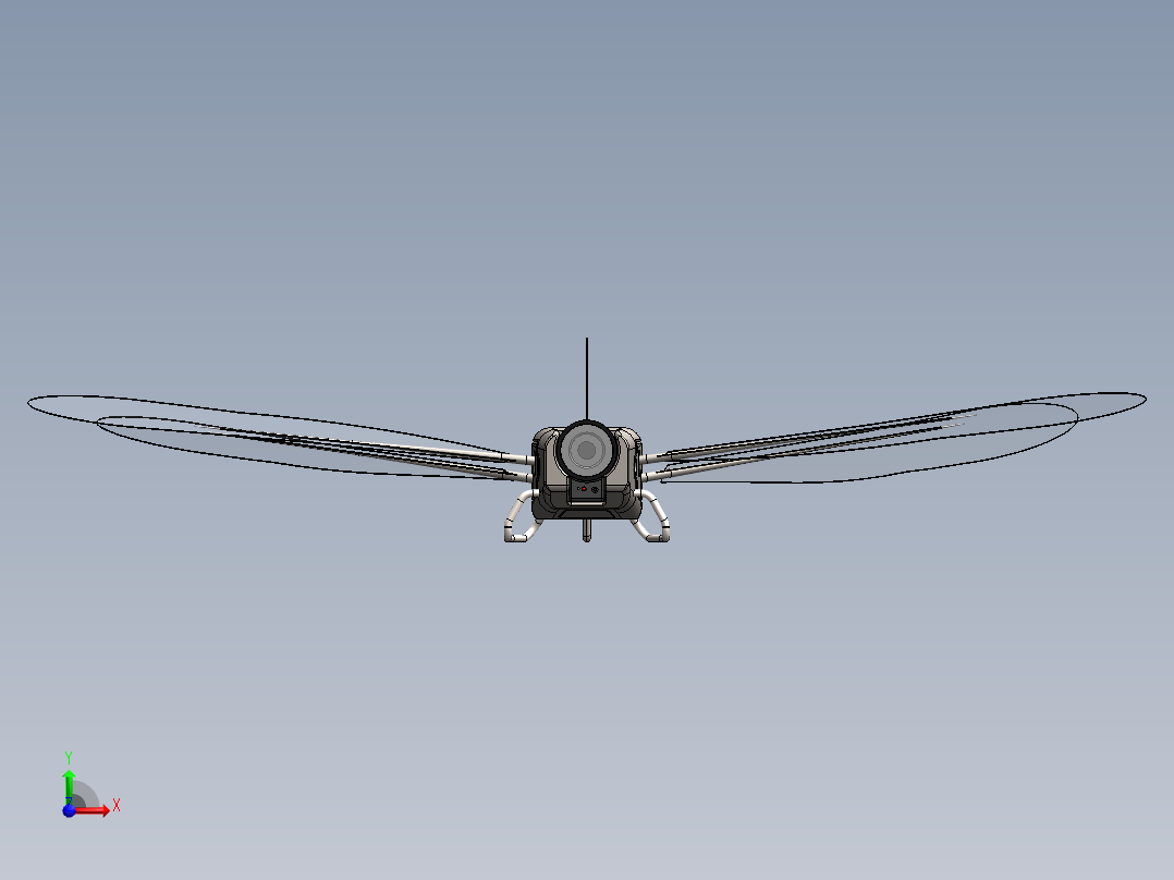 微型（蜻蜓）无人机  SW16前视图