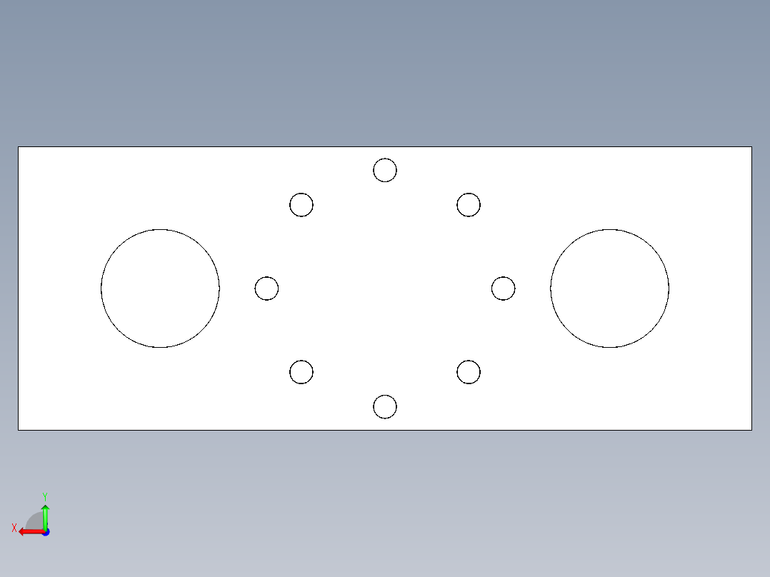 圆孔翻边模后视图