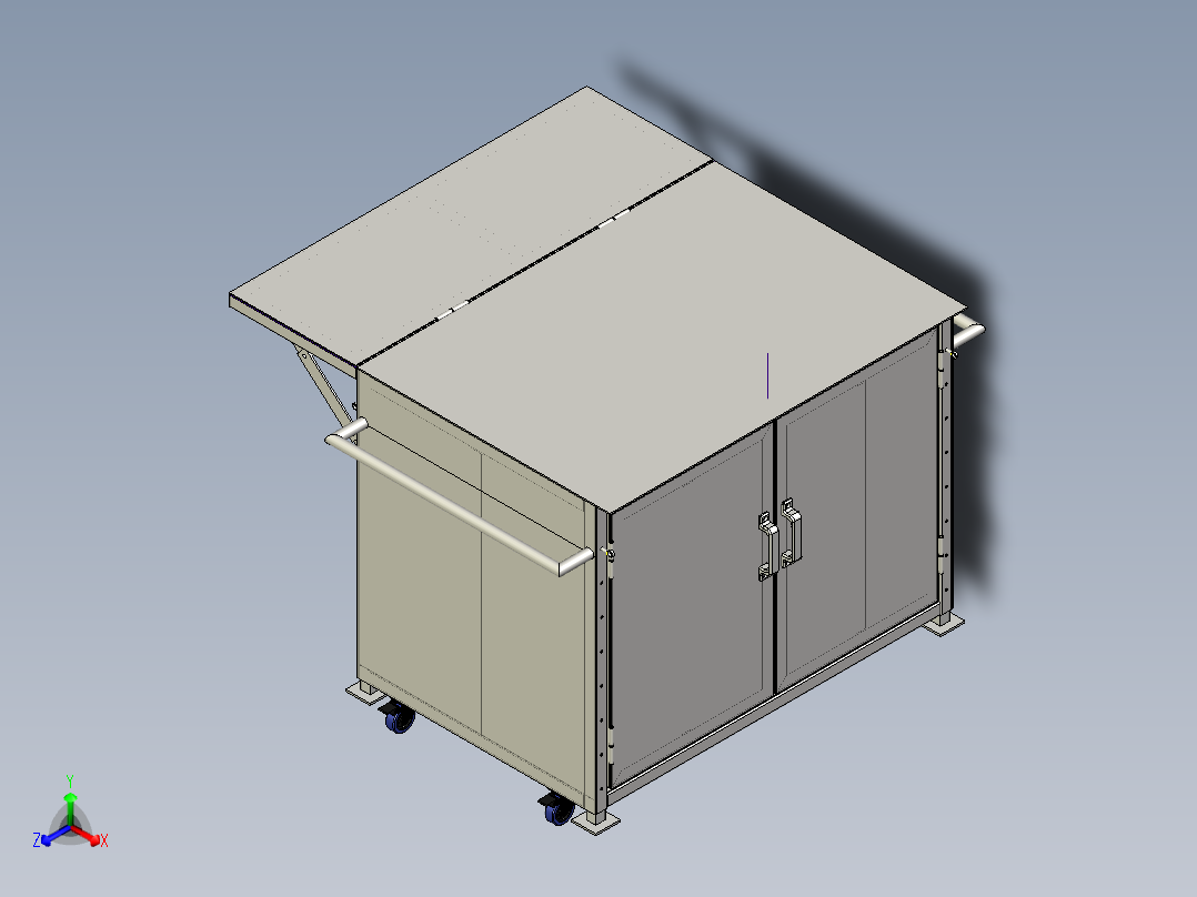 工作台workbench-83.snapshot.1--stp正等轴测图