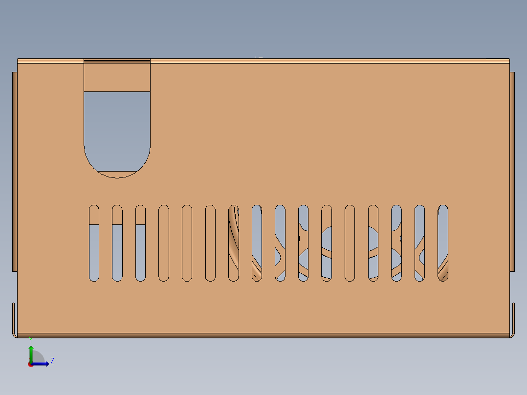 机箱电源12左视图