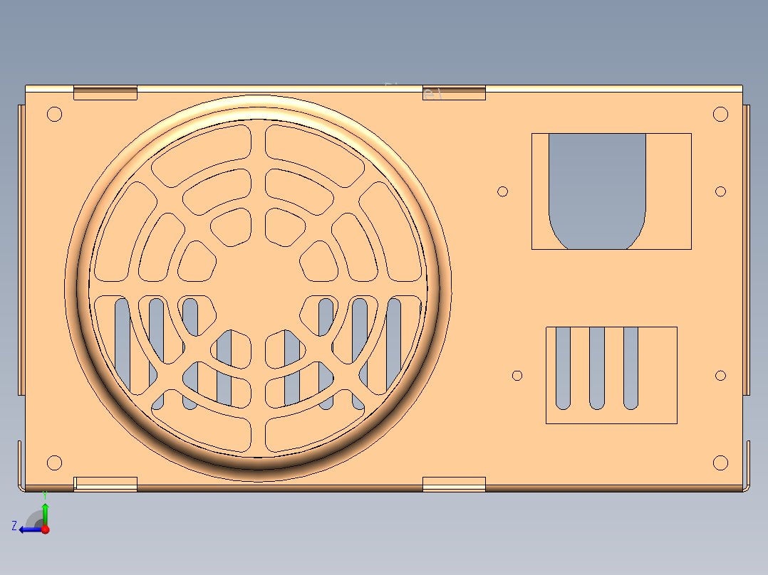 机箱电源12右视图