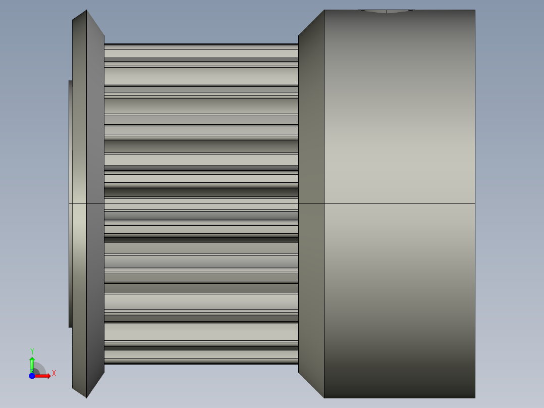 同步轮 HTPA20S3M100-K-P6前视图