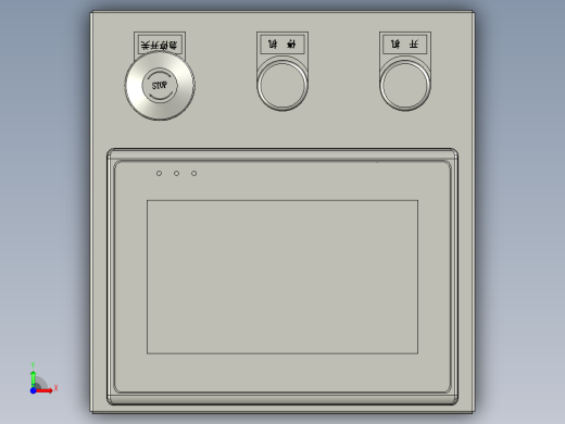 触摸屏装配体前视缩略图