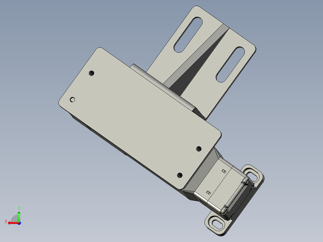凹凸板-LH-OP10-护罩安全门锁组L-BF后视图