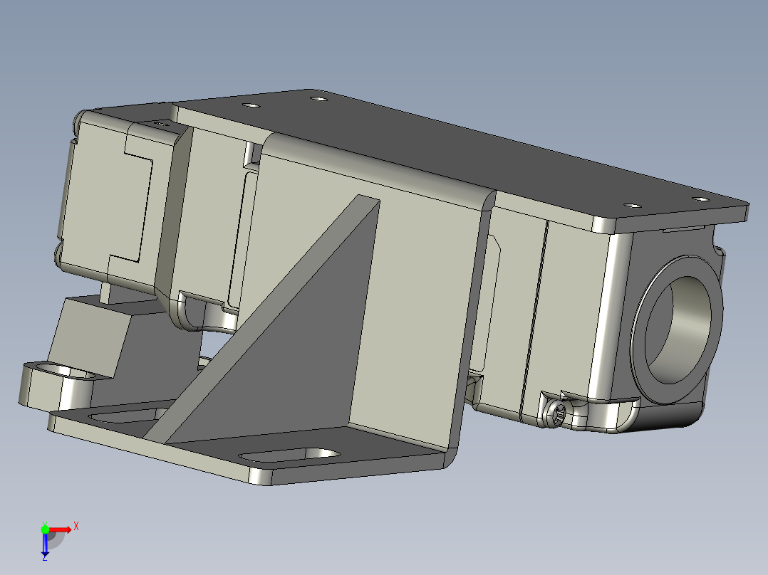 凹凸板-LH-OP10-护罩安全门锁组L-BF俯视图