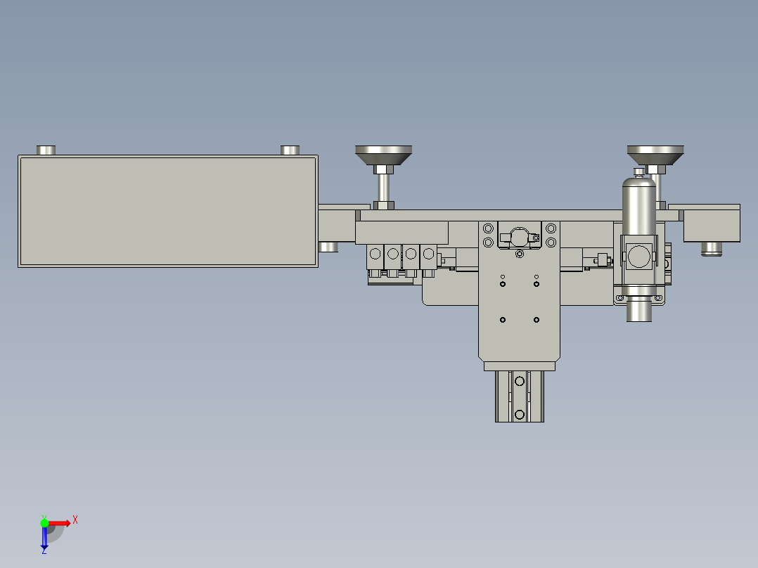 快速接头装配一体机俯视图