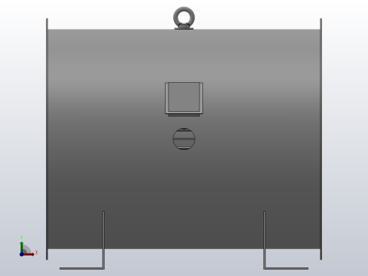 HTF-Ⅰ型 消防高温排烟轴流风机[HTF-Ⅰ-7]前视缩略图